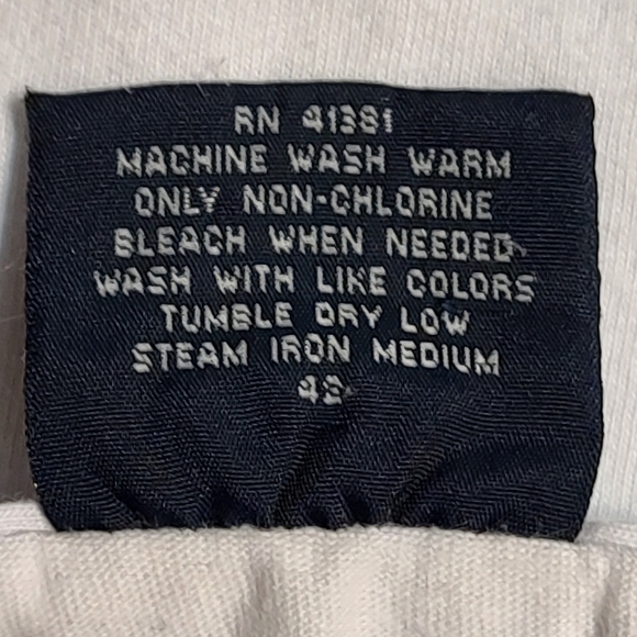 Polo by Ralph Lauren Cotton Crewneck Short Sleeve Shirt, White | L - Picture 6 of 6